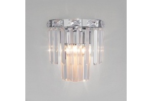Накладной светильник Eurosvet Elegante 10130/1 хром/прозрачный хрусталь Strotskis - 2