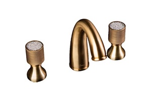 Смеситель для раковины Boheme Royal Cristal бронза