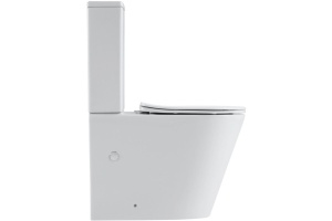 Унитаз напольный Black&White Universell белый с сиденьем микролифт - 3