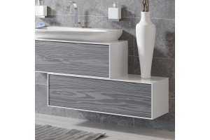 Тумба Aqwella 5 stars Genesis 120 миллениум серый - 2