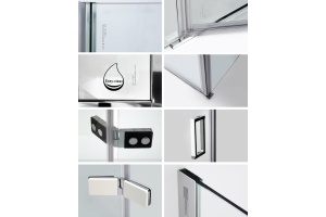 Душевой уголок Wasserkraft Aller White 10H10LW 120x100 см - 3