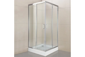 Душевой уголок BelBagno Uno 95 стекло текстурное (UNO-195-A-2-95-P-Cr)