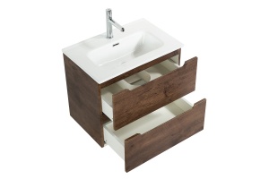 Тумба с раковиной BelBagno Etna 80 темное дерево - 3