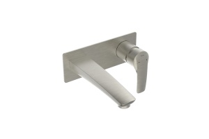 Встраиваемый смеситель для умывальника, сатин