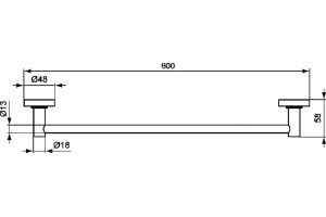 Полотенцедержатель Ideal Standard  (A9118AA) - 2