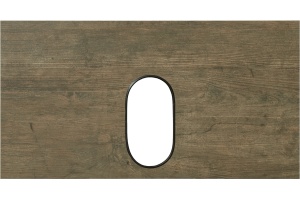 Столешница под раковину Aquaton Лофт Фабрик 80 темное дерево - 2