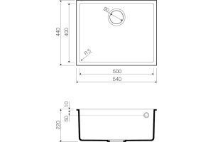 Мойка кухонная Omoikiri Bosen 54-U-PL платина - 3