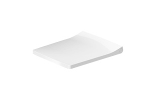 Duravit Viu Сиденье для компактного унитаза 257309 (с микролифтом), петли: нерж. сталь, цвет: белый