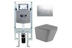 Комплект Weltwasser AMBERG 497 ST + GELBACH 004 MT-GR + AMBERG RD-CR (10000006696)