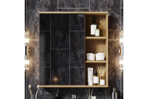 Зеркало-шкаф Onika Легран 70 дуб галифакс (207036) - 2