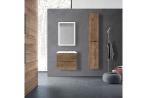 Шкаф-пенал Vincea Mia 170х35 правый дуб - 2