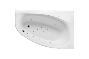 Акриловая ванна Excellent Kameleon 170x110 белая правая с гидромассажем