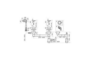 Сифон для кухонной мойки Omoikiri сталь (4956778) - 2
