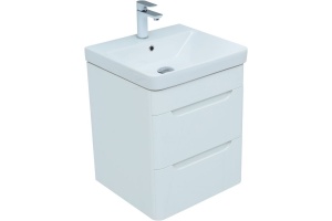 Тумба с раковиной Allen Brau Aquanet София 50 белый глянец - 3