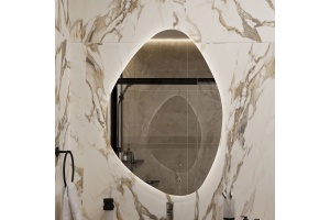 Зеркало DIWO Валдай 70 с подсветкой светодиодной, сенсорный выключатель, настенное