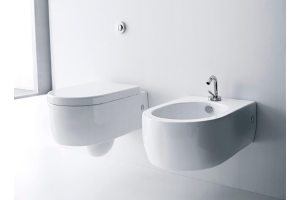 Kerasan Flo биде подвесное с 1отв под смеситель, цвет белый - 3