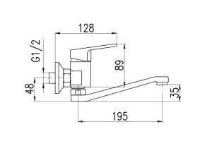 Смеситель для кухни Rav Slezak Colorado черный матовый - 2