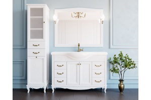 Шкаф-пенал ValenHouse Эллина 41.5 см (E40_КБLКБ) - 2