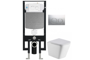 Комплект Weltwasser AMBERG 497 + GELBACH 004 MT-WT + AMBERG RD-MT CR (10000006612)