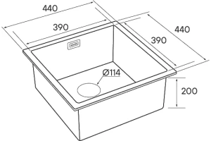 Мойка кухонная Paulmark Gerberg 44 брашированное золото - 3