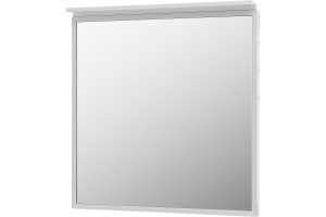 Зеркало Allen Brau Priority 80х75 с подсветкой серебро матовый - 3