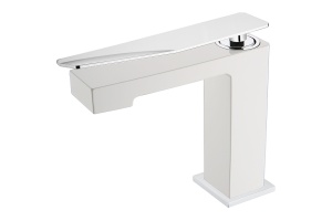 Смеситель для раковины Boheme Q белый хром