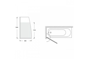 Шторка на ванну Jacob Delafon Serenity E4933-GA - 2