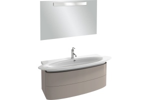 Мебель для ванной Jacob Delafon Presquile 130 серый титан, 2 ящика