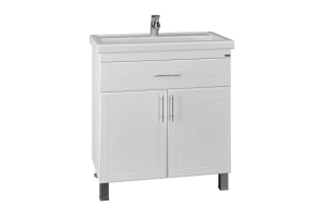 Тумба под раковину напольная Санта Дублин 80 белый