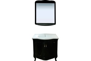 Зеркало Misty Дайна 85 черное, с подсветкой - 2