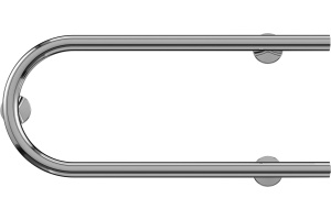 Электрический полотенцесушитель Terminus П-образный 600x200 Хром - 2