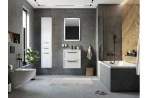 Мебель для ванной STWORKI Эстерсунд 60 белая матовая - 2