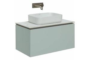 Тумба под раковину Allen Brau Infinity 85 светло - зеленый матовый
