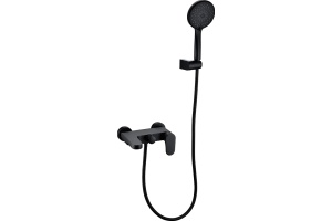Смеситель Boheme Spectre 453-B для ванны с душем, чёрный