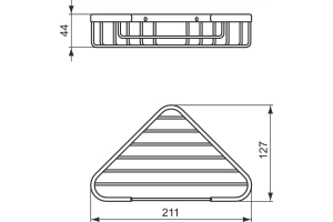 Полка угловая Ideal Standard IOM черный матовый - 3