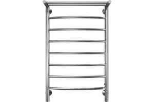 Электрический полотенцесушитель Terminus Классик П8 500x850 с полкой Хром