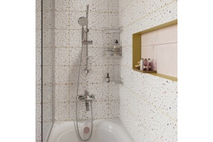 Полка DIWO Смоленск П16173 хром - 2