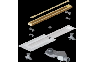 Душевой лоток Armadi Art Premium Trendy 60 золото - 3