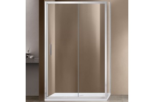 Душевой уголок Vincea Garda 130х80 хром стекло прозрачное