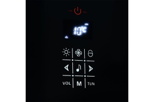 Душевая кабина Orans 130х90 белая стекло прозрачное с гидромассажем - 2