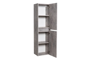 FAMILY Шкаф подвесной с двумя распашными дверцами, Cemento Veneto, 400x300x1500, Family-1500-2A-SO-CV - 3