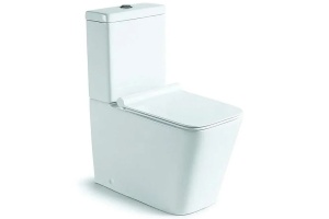 Чаша для напольного унитаза Vincea Q-Line белая с сиденьем микролифт без бачка