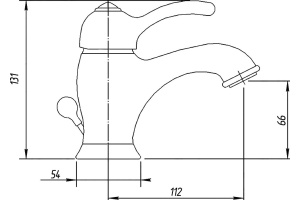 Смеситель Migliore Lem Swarovski ML.LEM-1913 Br для раковины - 2