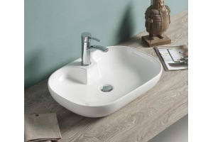 Раковина накладная Ceramalux N белый (9446) - 3