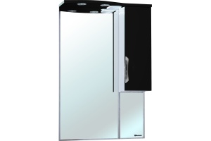 Зеркало-шкаф Bellezza Лагуна 65 R черный