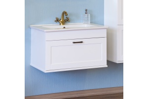 Тумба для комплекта Sanflor Ванесса 75 подвесная, белая