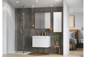 Комплект мебели Aquaton Асти 70 белый