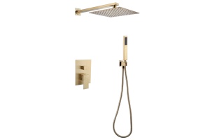 Душевая система ABBER Daheim золото матовый (AF8219G)