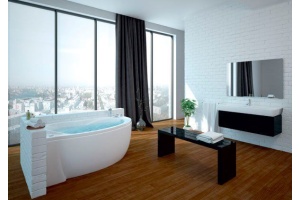 Акриловая ванна Aquatek Бетта 160 L, с фронтальным экраном - 3