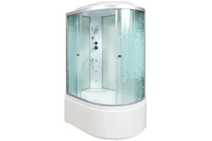 Душевая кабина Deto L 120х80 с гидромассажем, крышей и электрикой (L920LGM+EL) - 2